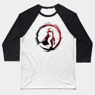 Samurai Girl Baseball T-Shirt